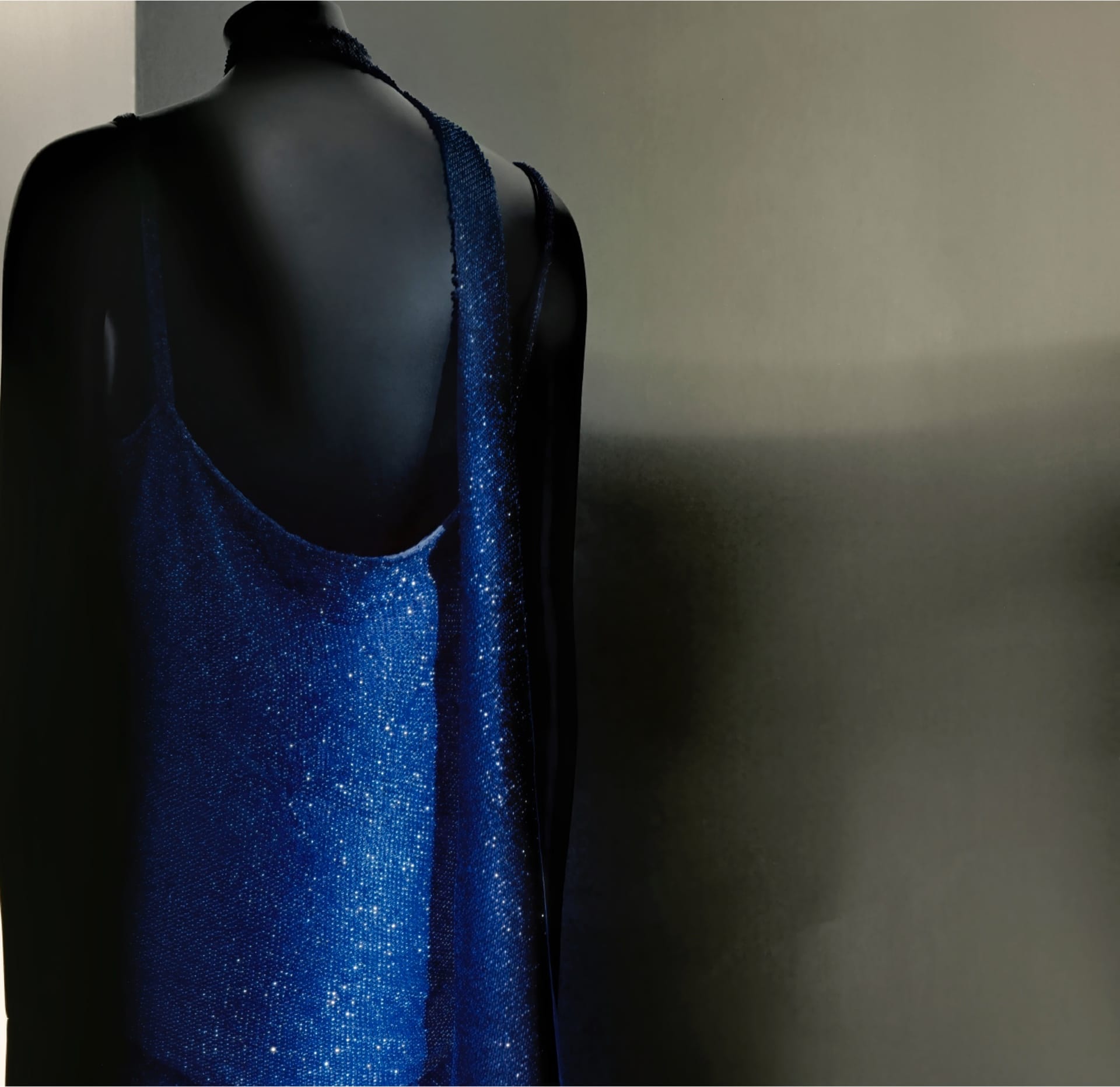Gabrielle Chanel (designer) <em>Evening dress</em> autumn–winter 1927–28 (detail), silk crêpe embroidered with glass beads. Patrimoine de CHANEL, Paris. Photo © Julien T. Hamon