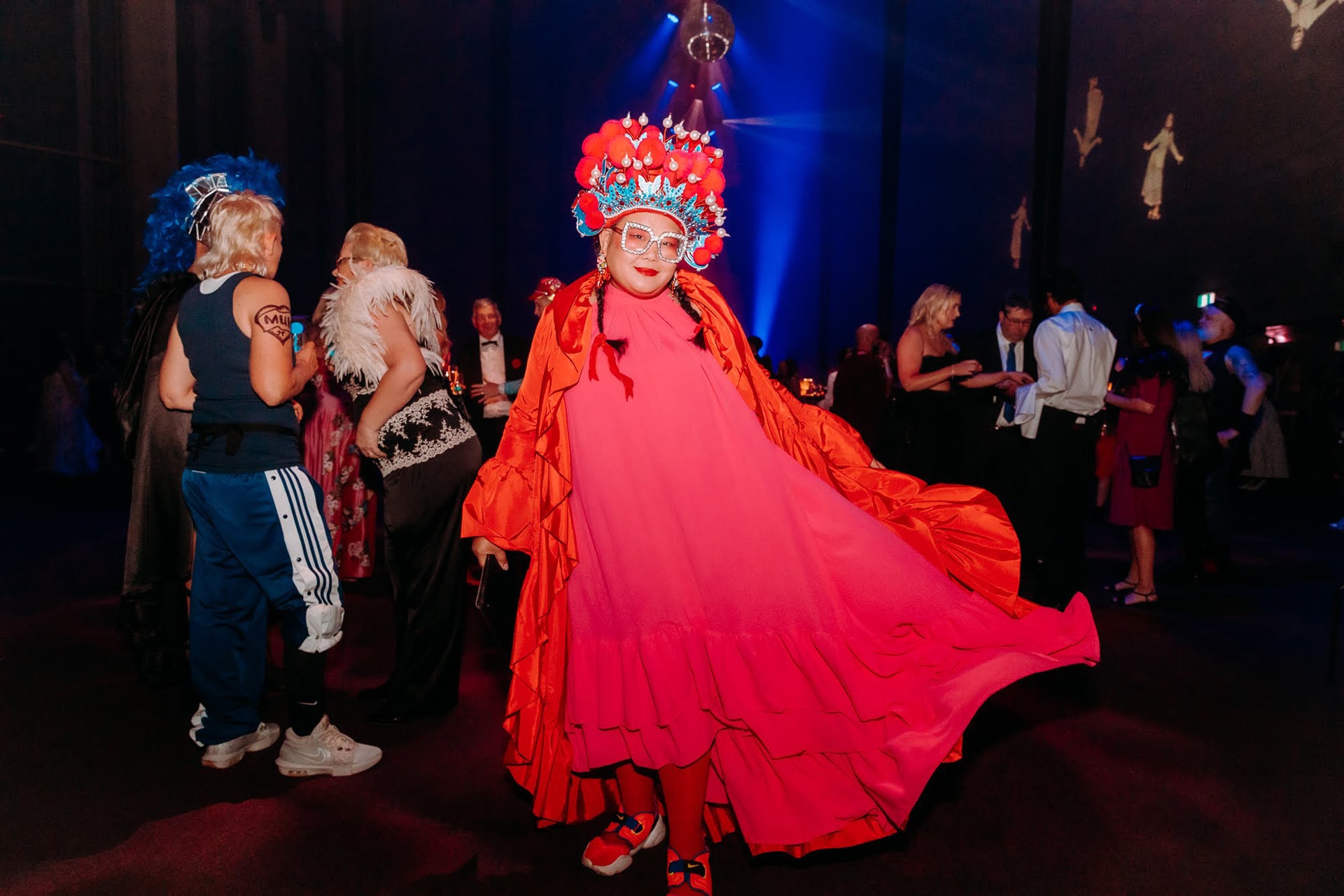 Guests attend the NGV Bowery Ball at NGV International on March 22, 2024 in Melbourne, Australia. Photography: Matto Lucas for NGV