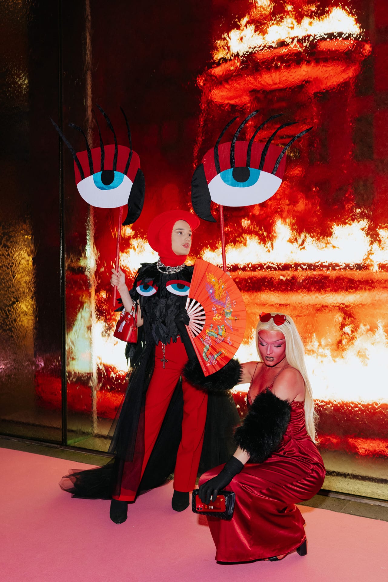 Guests attend the NGV Bowery Ball at NGV International on March 22, 2024 in Melbourne, Australia. Photography: Liz Sunshine for NGV