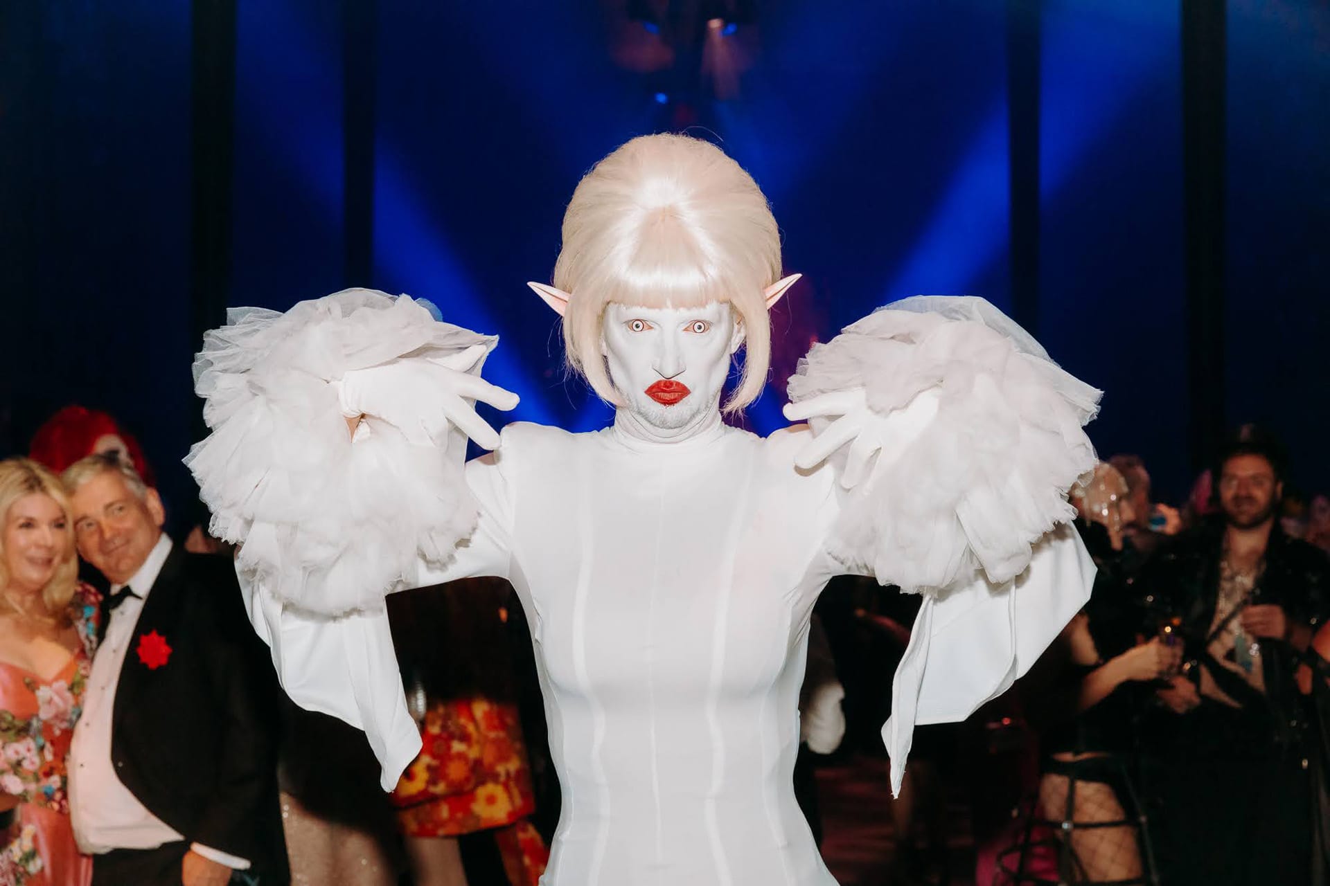 Guests attend the NGV Bowery Ball at NGV International on March 22, 2024 in Melbourne, Australia. Photography: Matto Lucas for NGV