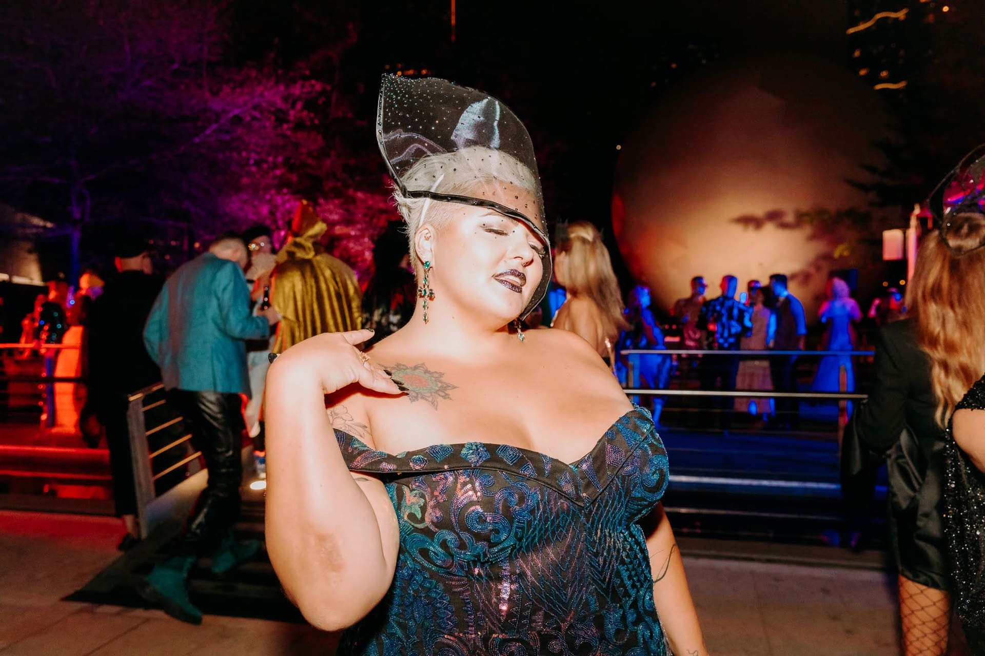 Guests attend the NGV Bowery Ball at NGV International on March 22, 2024 in Melbourne, Australia. Photography: Matto Lucas for NGV