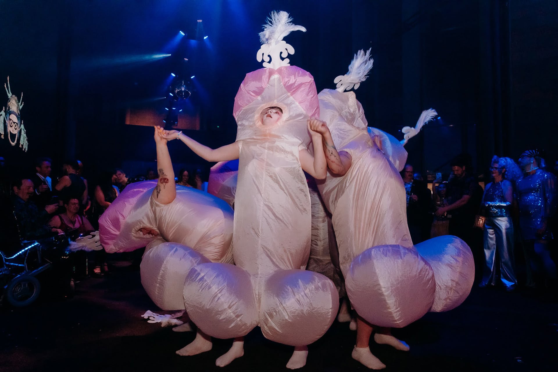 Guests attend the NGV Bowery Ball at NGV International on March 22, 2024 in Melbourne, Australia. Photography: Matto Lucas for NGV