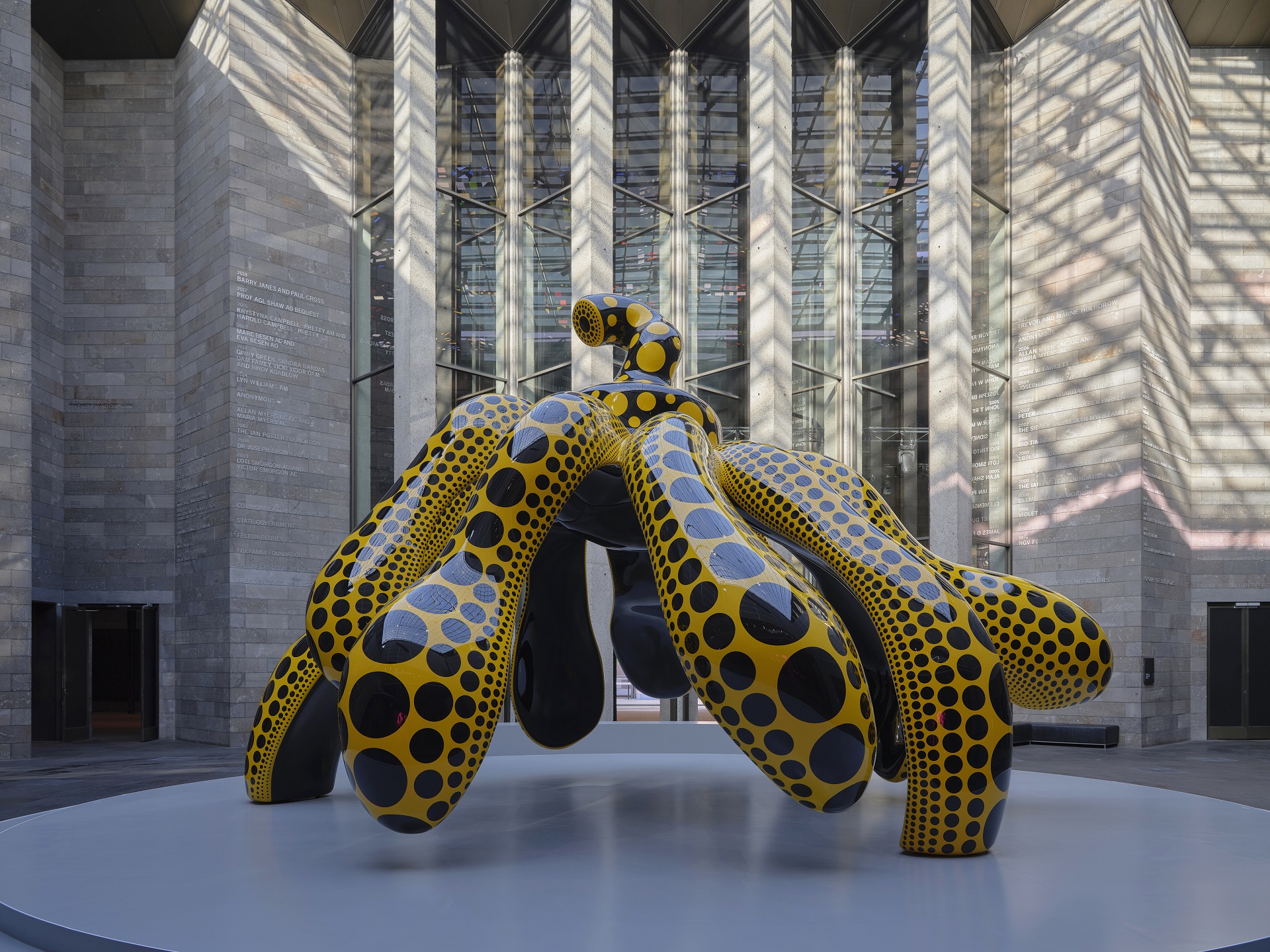 NGV Yayoi Kusama Dancing Pumpkin. Photo Sean Fennessy (3)